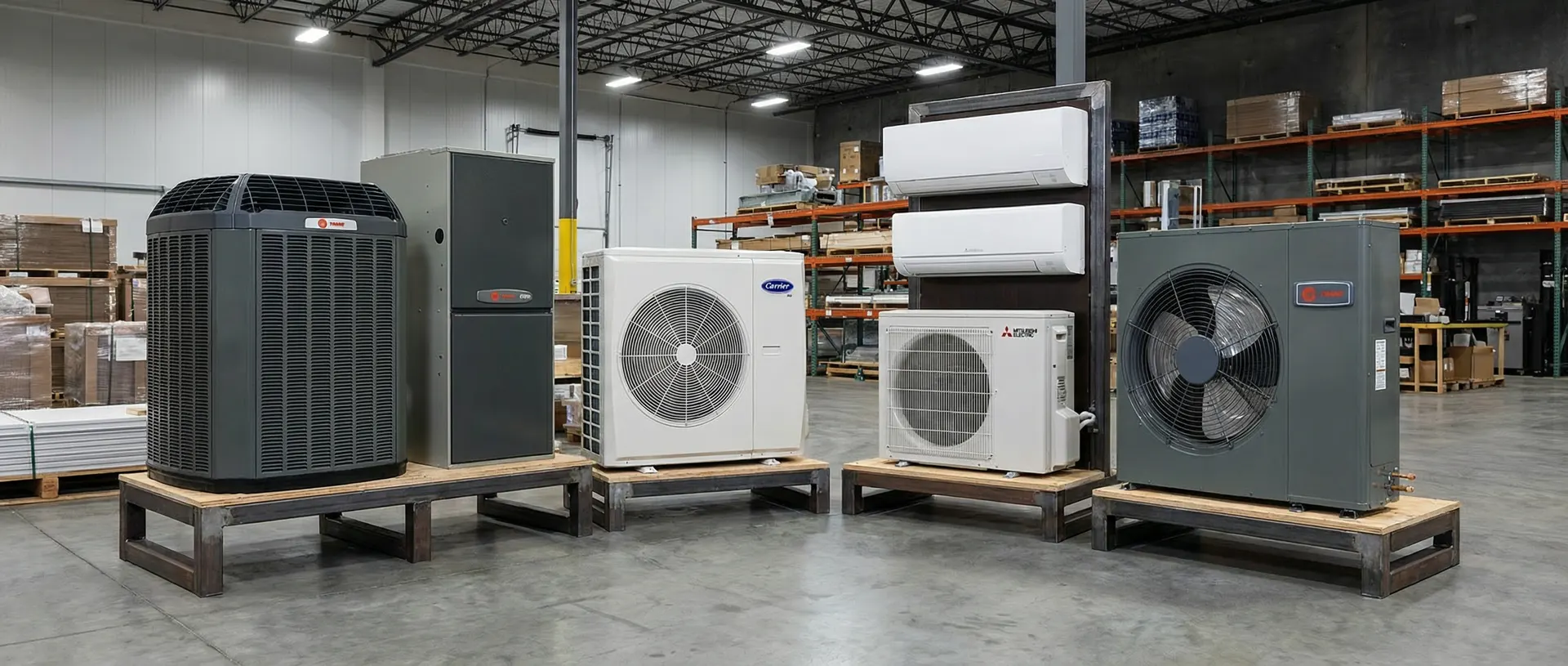 Premium HVAC system installation at a modern West Los Angeles home with outdoor condenser equipment